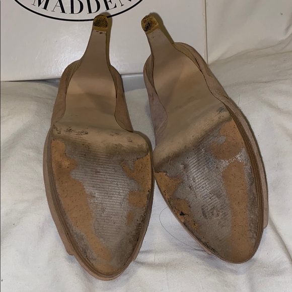 Steve Madden “Disobey” Taupe Suede Heels - Sz 9.5 - Picture 5 of 5